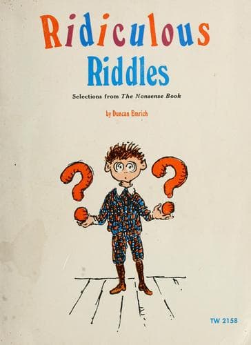 Tapa de Ridiculous riddles