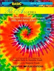 Tapa de Pre-Algebra: Grades 6-8