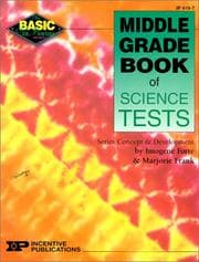Tapa de Middle Grade Book of Science Tests (Basic Not Boring)