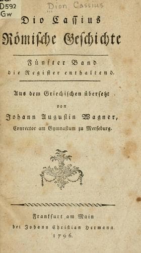 Tapa de Römische Geschichte