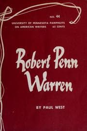 Tapa de Robert Penn Warren