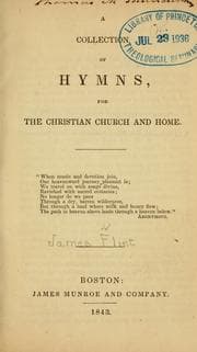 Tapa de A Collection of hymns for the Christian church and home