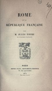 Tapa de Rome et la République française