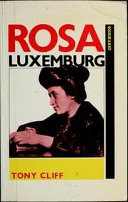 Tapa de Rosa Luxemburg