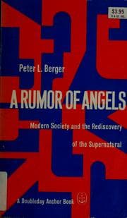 Tapa de A rumor of angels