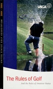 Tapa de The rules of golf