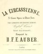 Tapa de La circassienne