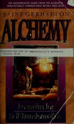 Tapa de Saint Germain on alchemy