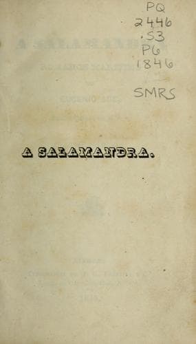 Tapa de A salamandra