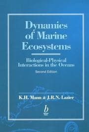 Tapa de Dynamics of marine ecosystems