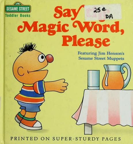 Tapa de Say the magic word, please
