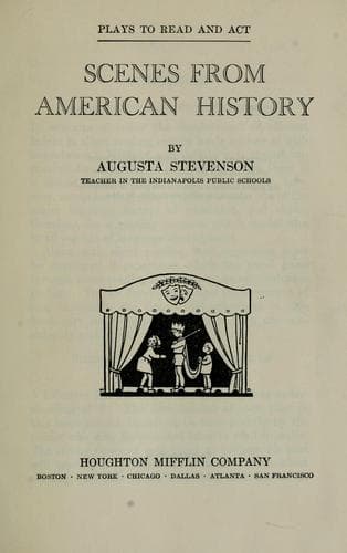 Tapa de Scenes from American history