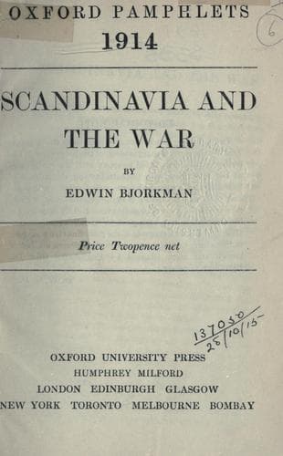 Tapa de Scandinavia and the war