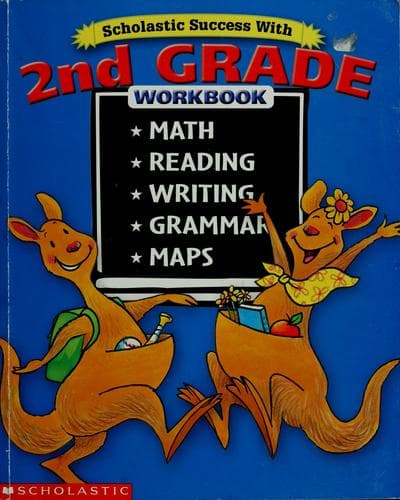 Tapa de Scholastic success with 2nd grade workbook.