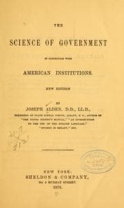 Tapa de The science of government