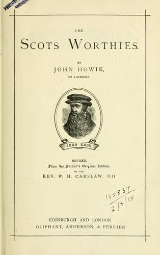Tapa de The Scots worthies