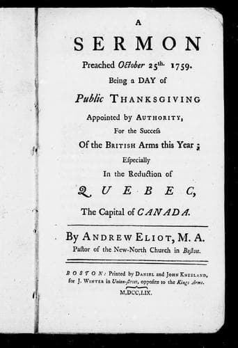 Tapa de A sermon preached October 25th, 1759