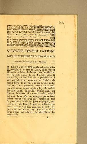 Tapa de Seconde consultation