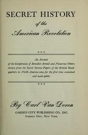 Tapa de Secret history of the American Revolution