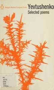 Tapa de Selected poems: Yevtushenko