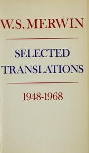 Tapa de Selected translations, 1948-1968