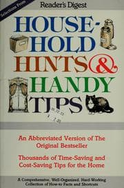 Tapa de Selections from Reader's digest Household hints & handy tips