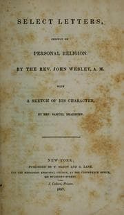 Tapa de Select letters, chiefly on personal religion