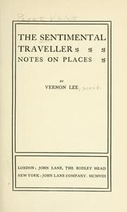 Tapa de The sentimental traveller
