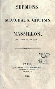 Tapa de Sermons et morceaux choisis de Massillon, précédés de son éloge