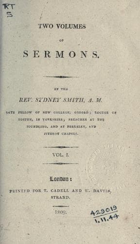 Tapa de Sermons.
