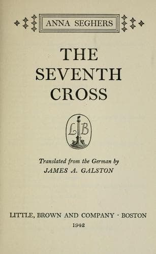 Tapa de The seventh cross