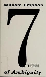 Tapa de Seven types of ambiguity