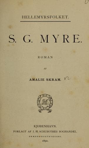 Tapa de S.G.Myre