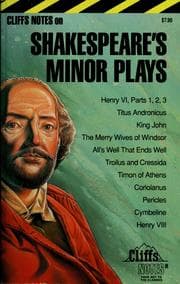 Tapa de Shakespeare's minor plays
