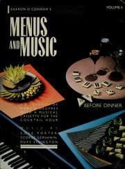 Tapa de Sharon O'Connor's menus and music before dinner.