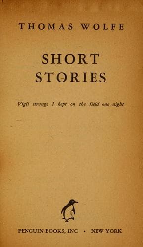 Tapa de Short stories