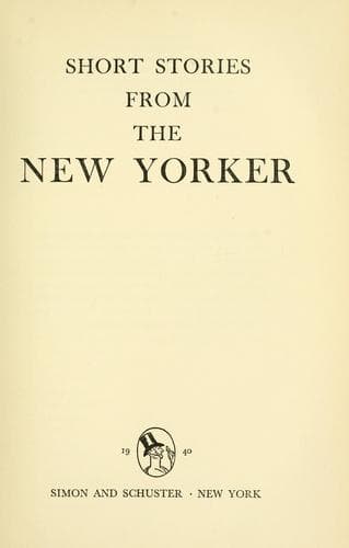 Tapa de Short Stories from the New Yorker