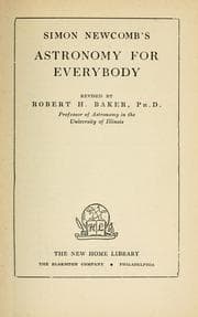 Tapa de Simon Newcomb's Astronomy for everybody