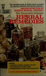 Tapa de The Simmonite-Culpeper herbal remedies