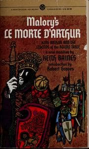 Tapa de Sir Thomas Malory's Le morte d'Arthur