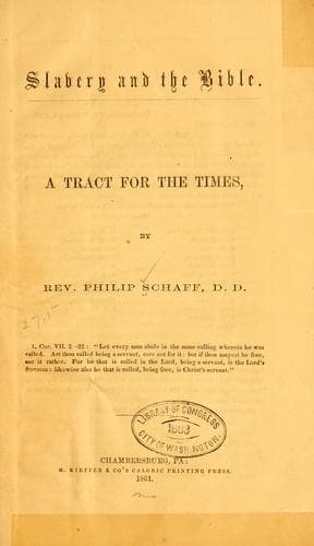 Tapa de Slavery and the Bible