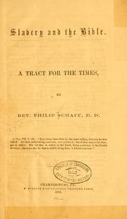 Tapa de Slavery and the Bible