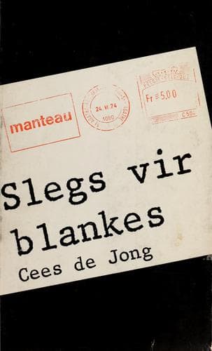 Tapa de Slegs vir blankes