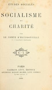 Tapa de Socialisme et charité