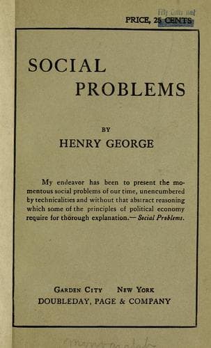 Tapa de Social problems.