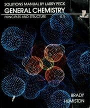 Tapa de Solutions manual for General chemistry