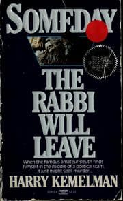 Tapa de Someday the rabbi will leave