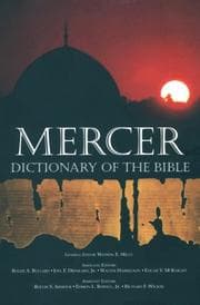Tapa de Mercer Dictionary of the Bible