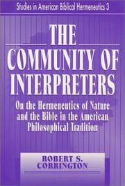 Tapa de The community of interpreters