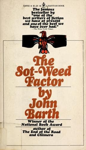 Tapa de The sot-weed factor.